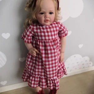 Reborn Baby Dolls Girl 3D Paint Skin Finished Betty Huge Toddler Reborn Baby High Quality Realistic Doll Girl Blood Vessels Birthday Gift